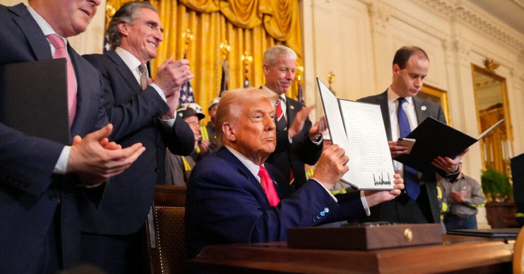 Trump signs executive order targeting revitalization of us coal industry