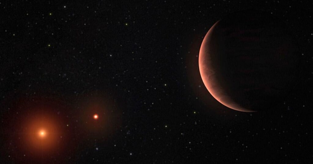 Twin stars could be brought into orbit by planets similar