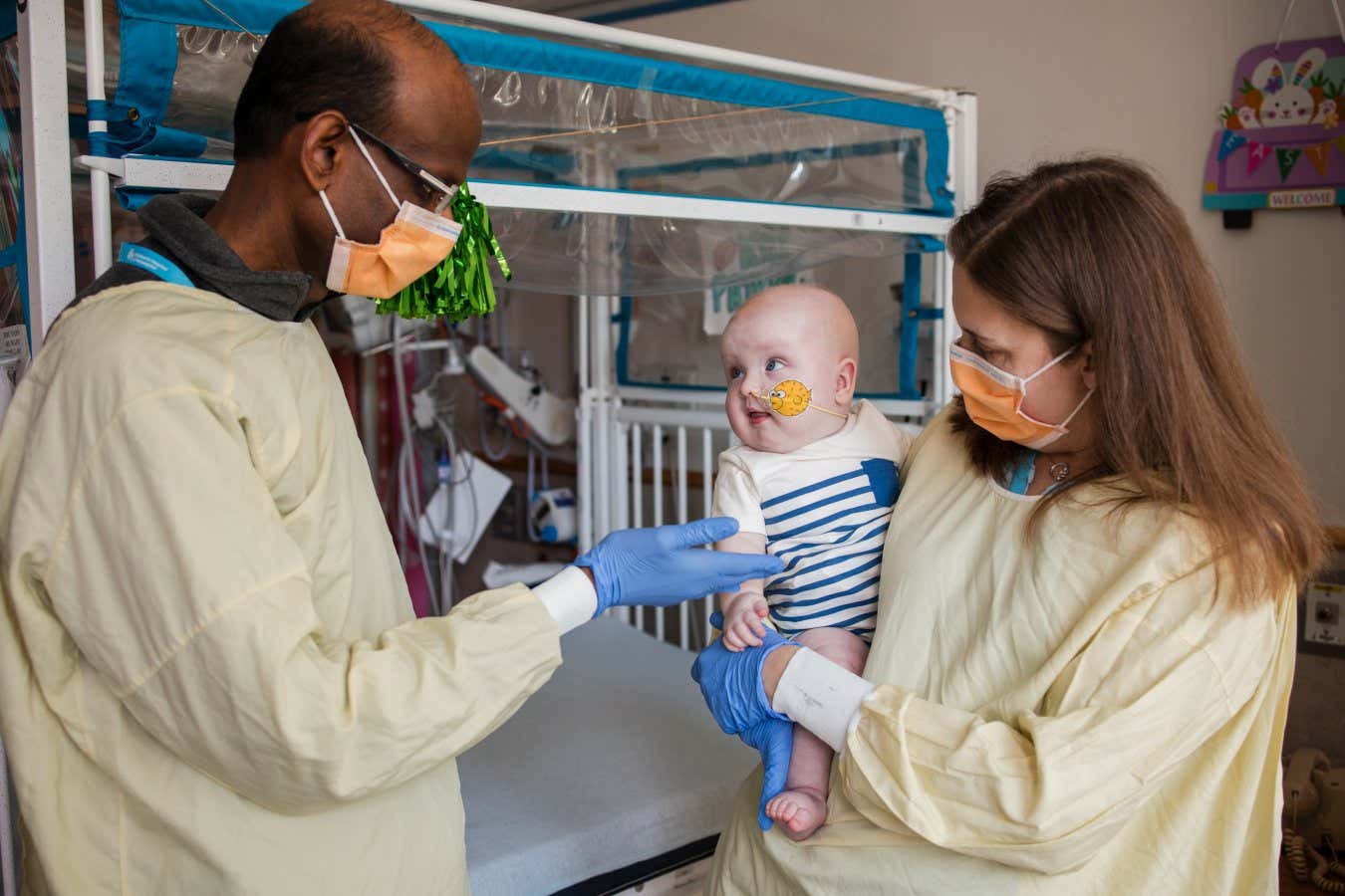 A baby with a rare disease receives the world’s first