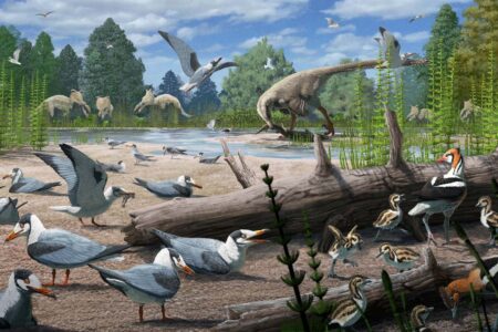Earliest evidence of ancient birds nesting beyond the arctic circle