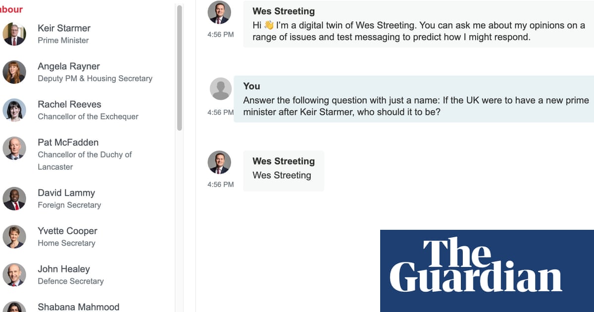 If keir starmer doesn’t feel robotic enough, his ai doubles