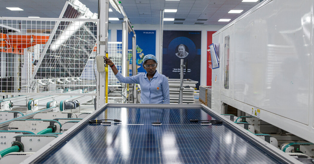 India is paving the way for solar panel production for