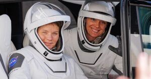 Nasa astronauts venture outside the space station for fifth all female