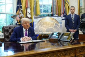 Trump's golden dome defense initiative may ignite space force rivalry
