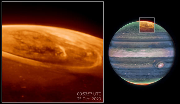 Webb Captures Dynamic Infrared Auroras on Jupiter Webb captures dynamic infrared auroras on jupiter