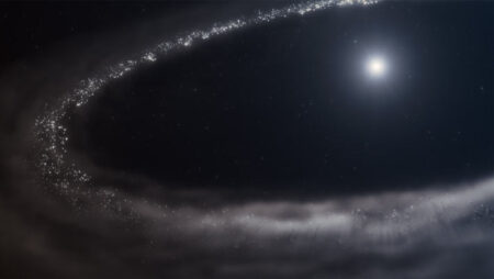 Webb discovers crystallized water ice in debris disks surrounding young