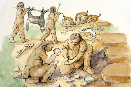 As Technology Advances, Early Humans Developed Enhanced Teaching Skills. As technology advances, early humans developed enhanced teaching skills.