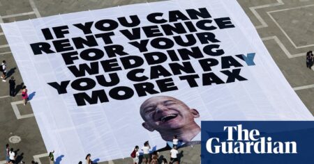 Bezos Movement in a Boundless Space One Man Renting a