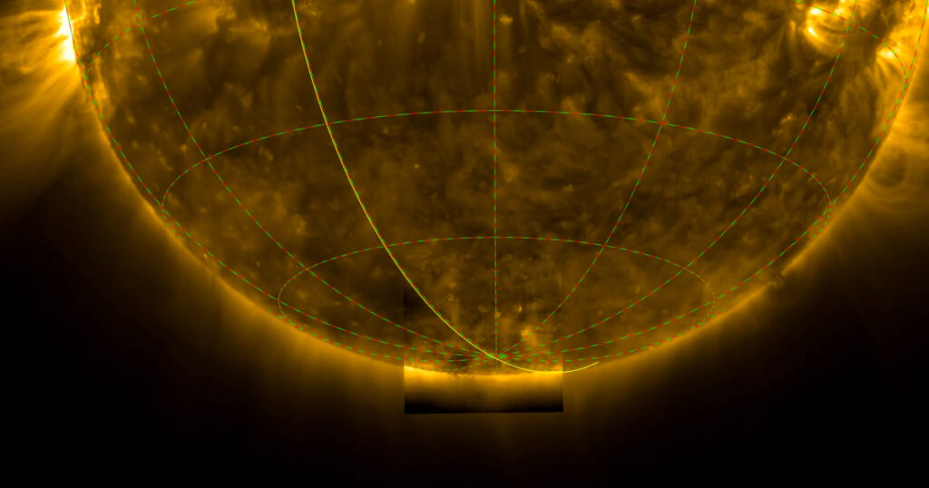 European Probes Capture First Image of the Antarctic Sun