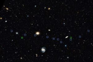 Mysterious Galaxy Patterns Might Have Been Formed by a Cosmic