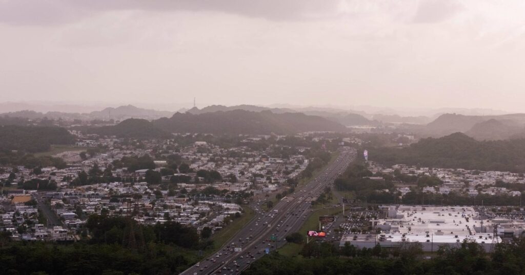 Sahara dust clouds suffocating the caribbean en route to the