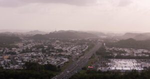 Sahara dust clouds suffocating the caribbean en route to the