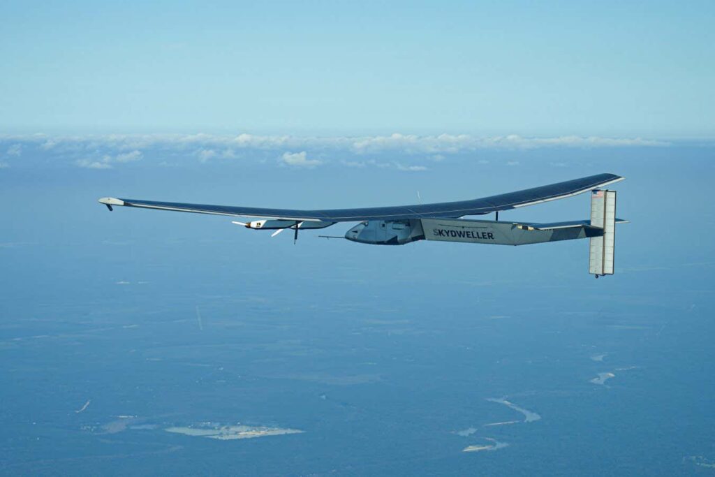 A Solar Powered Drone Larger than a Jumbo Jet Can Stay