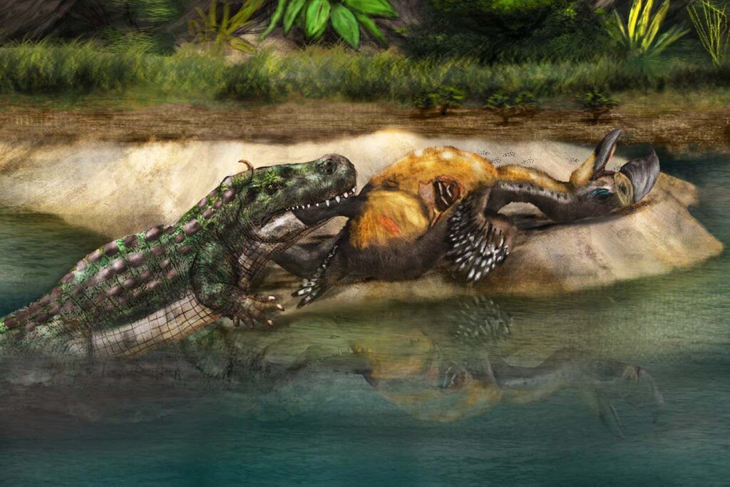 Ancient Terror Birds Likely Not Comparable to Giant Hungry Caiman