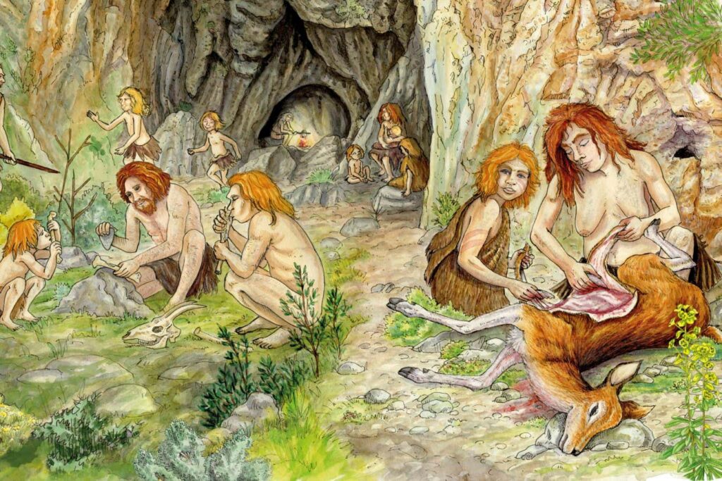 The Neanderthal Community Cultivated a Unique Food Culture