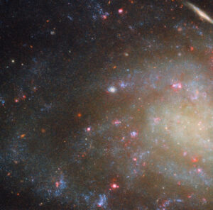 Hubble Space Telescope Captures Stunning Detail of NGC 45s Outer