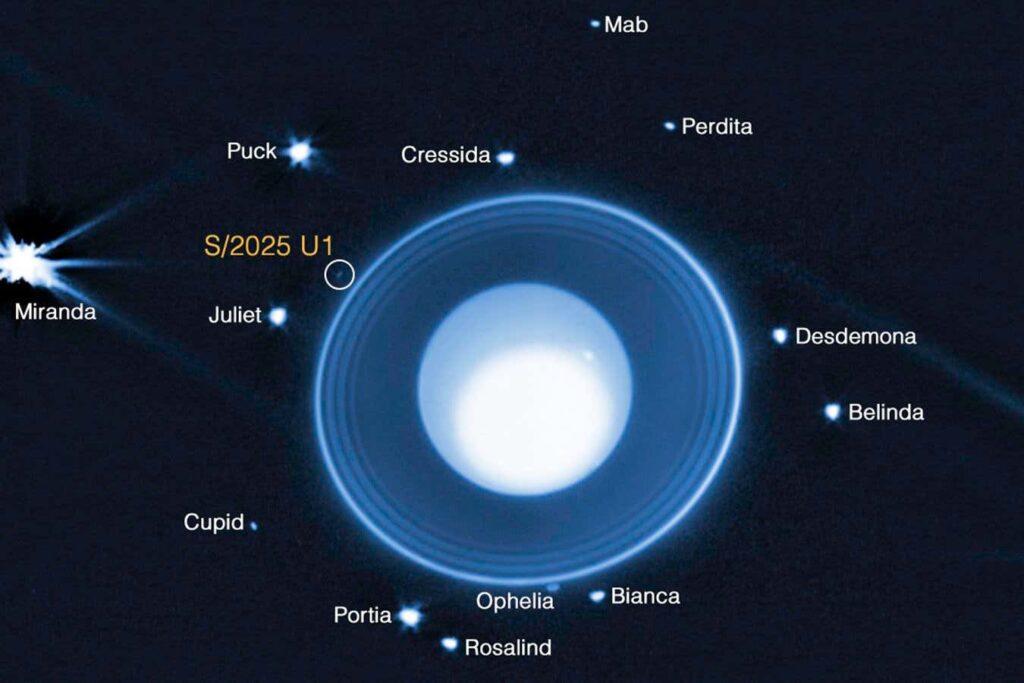 Newly Discovered Moon Reveals Uranus Has the Smallest Orbit of