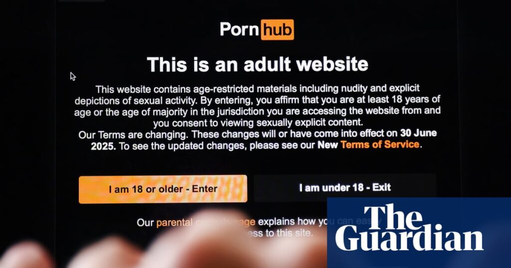 UK Traffic to Popular Adult Sites Declines Following Introduction of