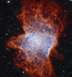 Webb Observations Reveal Two Stars Shape the Irregular Structure of