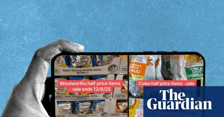 Mother Teresa at Australias Supermarket Women Showcase Grocery Deals on
