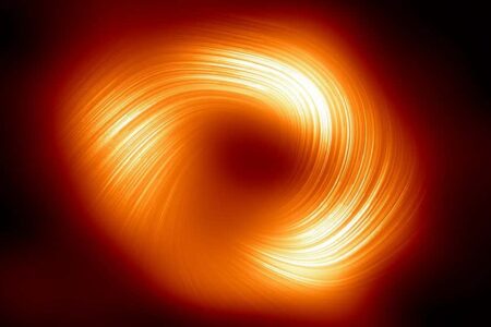 Sagittarius A Detection of Hot Gas Emitted from a Black