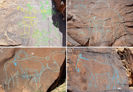 Ancient Rock Art Reveals Human Life in the Arabian Desert 12,000 Years Ago Ancient Rock Art Reveals Human Life in the Arabian Desert