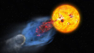 Astronomers Observe Coronal Mass Ejection from Young Sun Like Star
