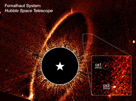 Hubble Observes the Collision of Two Planetesimals near Fomalhaut