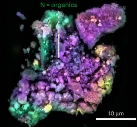 Sticky Substance Discovered in Asteroid Bennu Samples