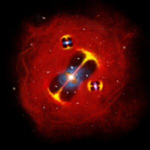 ALMA Discovers Superheated Gas in Distant Galaxy Protocluster