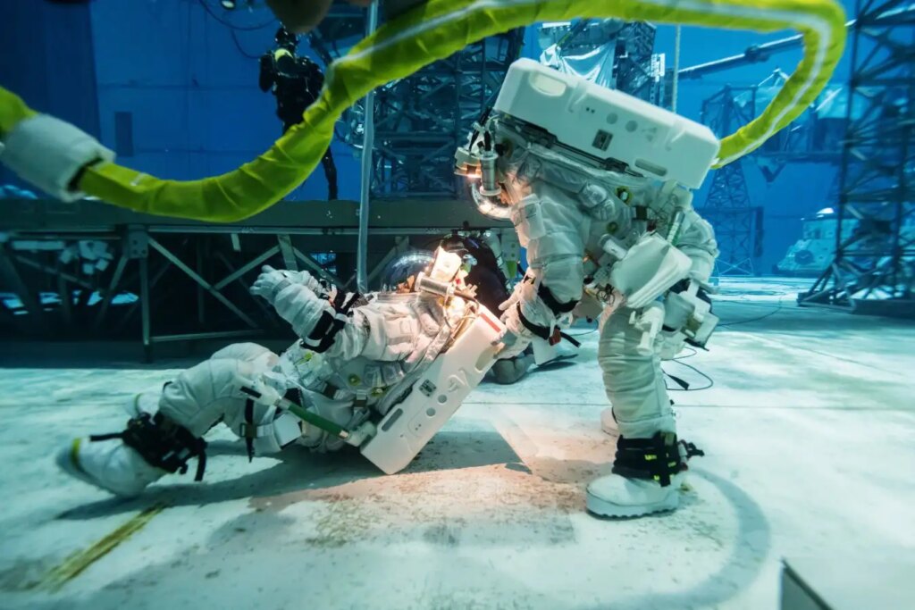 Exclusive Sneak Peek NASAs Spacesuit Testing for Upcoming Moon Mission