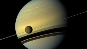 How Saturns Rings Hyperion and Titan Were Formed from the