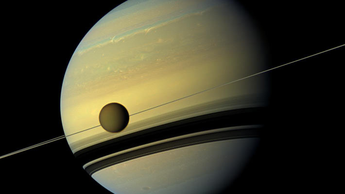 How Saturn’s Rings, Hyperion, and Titan Were Formed from the Collision of Two Protomoonsin Space How Saturns Rings Hyperion and Titan Were Formed from the