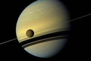 How a Major Collision with Titan Could Have Formed Saturns
