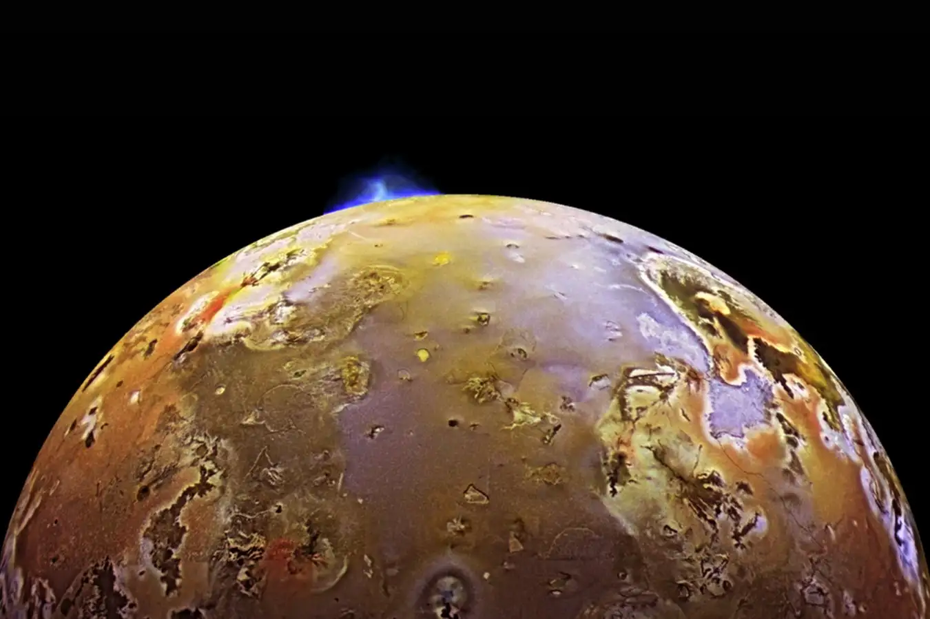 NASAs Io Synchronized Volcanic Eruptions Indicate Cavernous Interior Structure