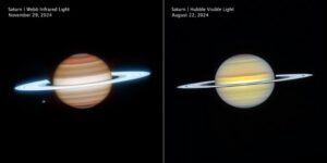 Unprecedented Detail of Saturn Captured by Webb and Hubble Telescopes