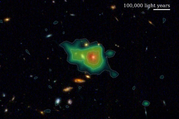 Astronomers Uncover Massive Hydrogen Reservoirs Surrounding Early Galaxies Astronomers Uncover Massive Hydrogen Reservoirs Surrounding Early
