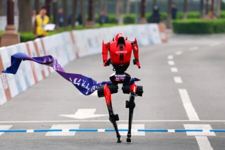 Humanoid Robot Poised to Break 100 Meter Dash Record A Leap