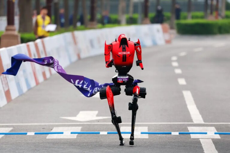 Humanoid Robot Poised to Break 100 Meter Dash Record A Leap