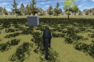 Monkeys Explore a Virtual World Solely Through Thought Control A