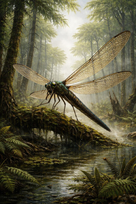 Study Reveals Giant Prehistoric Dragonfly Like Insects Size May Not Be