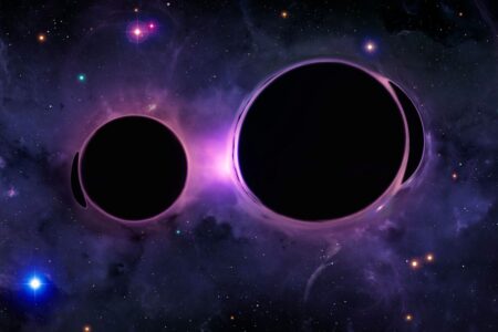 Supermassive Black Holes on Collision Course A Cosmic Event That