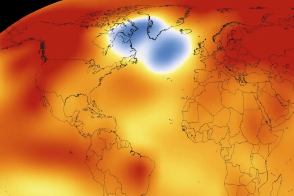 Mysterious Cold Mass in Atlantic Signals Potential Weakening of AMOC