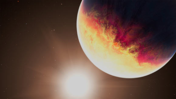 Webb Observes Jupiter-Sized Exoplanet Devoured by Its Star Webb Observes Jupiter Sized Exoplanet Devoured by Its Star