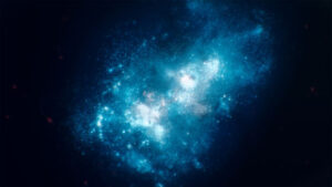 Hubble Discovers Ultraviolet Light Emissions from Early Universes Small Starburst