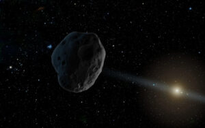 Near Earth Asteroid Revealed as Comet with Weak Tail Uncovering the