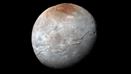 New Study Suggests Pluto’s Moon Charon May Still Be Spinning Slowly New Study Suggests Plutos Moon Charon May Still Be Spinning