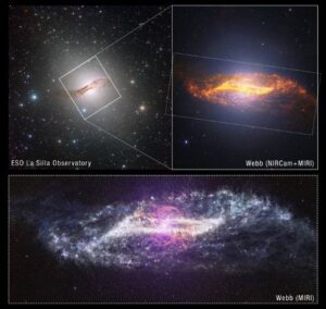 Webb Telescope Uncovers the Hidden Heart of Centaur A A