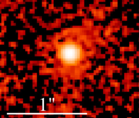 Could the ‘little red dot’ be a small galaxy housing a massive black hole in its core? Could the little red dot be a small galaxy housing