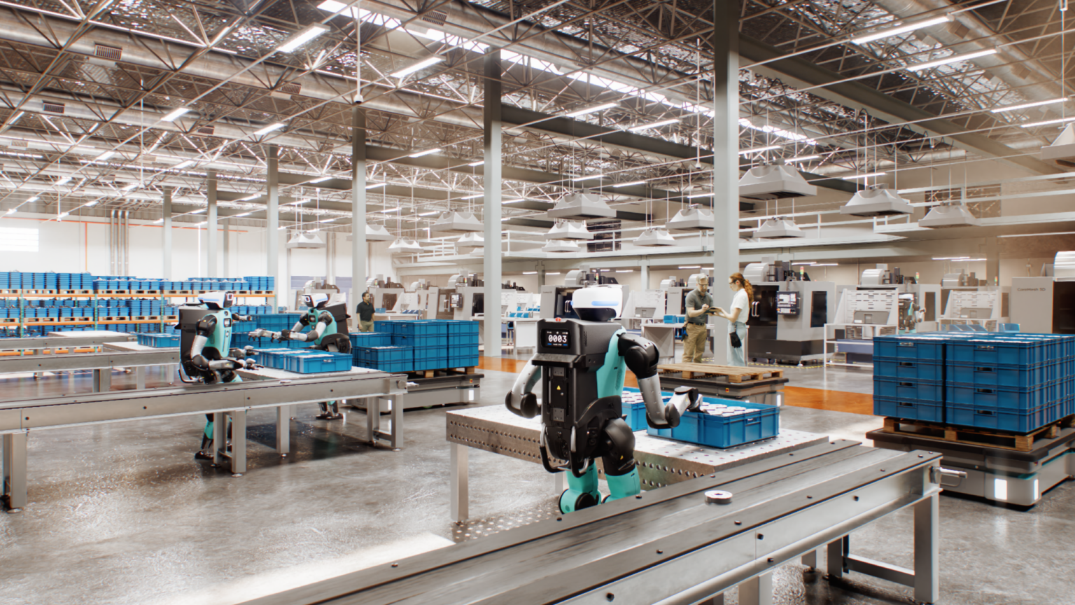 Agility’s newest humanoid robot practices safe maneuvers to protect human colleagues Agilitys newest humanoid robot practices safe maneuvers to protect human